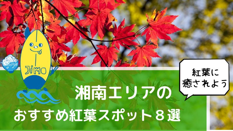 年版 湘南 藤沢市 茅ヶ崎市 の紅葉スポット8選 見ごろ時期も紹介 Jimohack湘南 茅ヶ崎 藤沢 江ノ島 平塚など