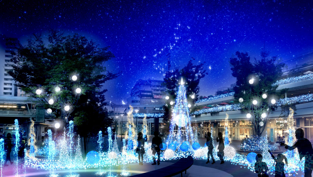 2020年テラスモール湘南のイルミネーションは11月7日から点灯開始!“湘南”を、“心”を、テラス~光のメッ...